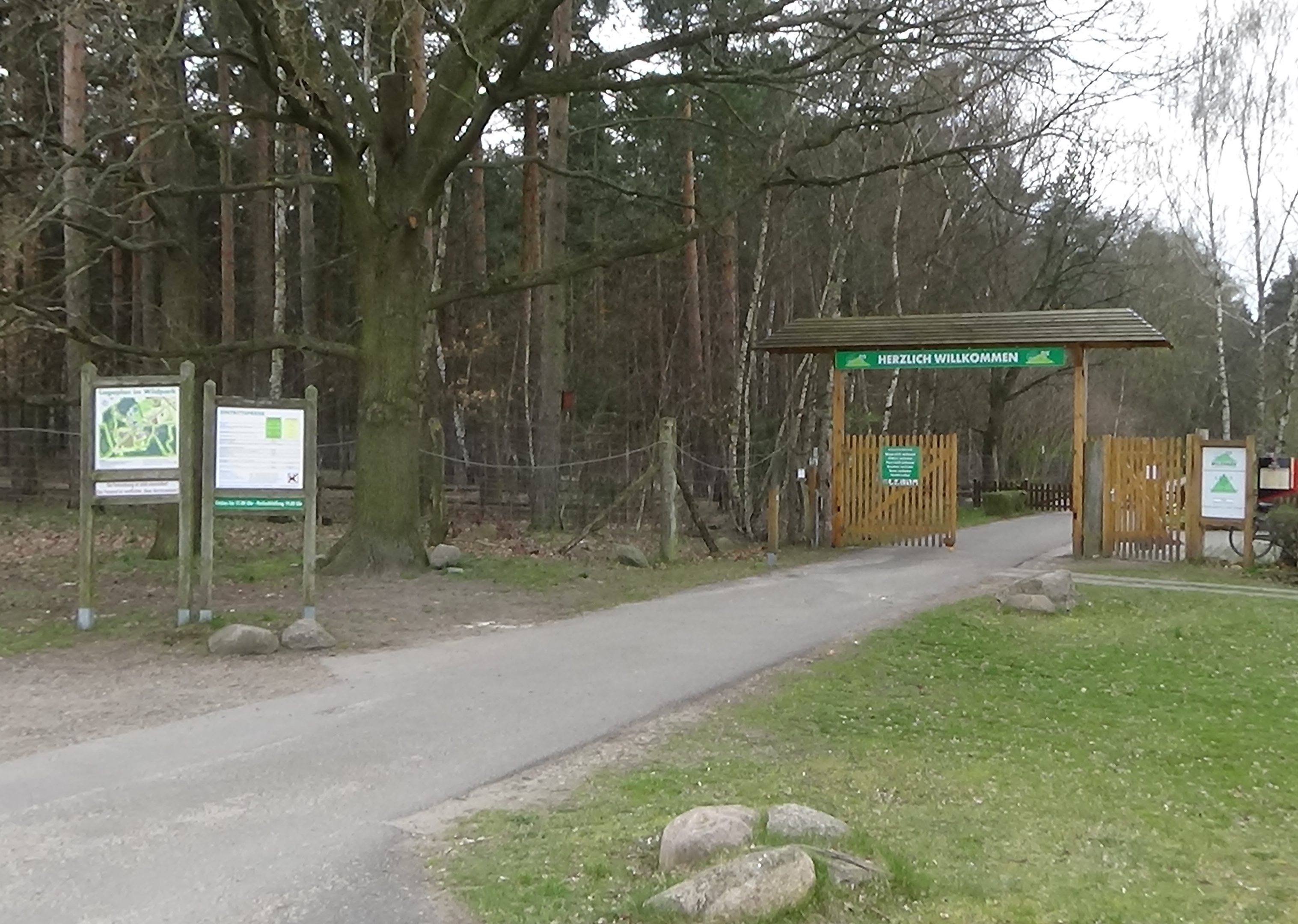 Wildpark Johannismhle, Eingangsbereich